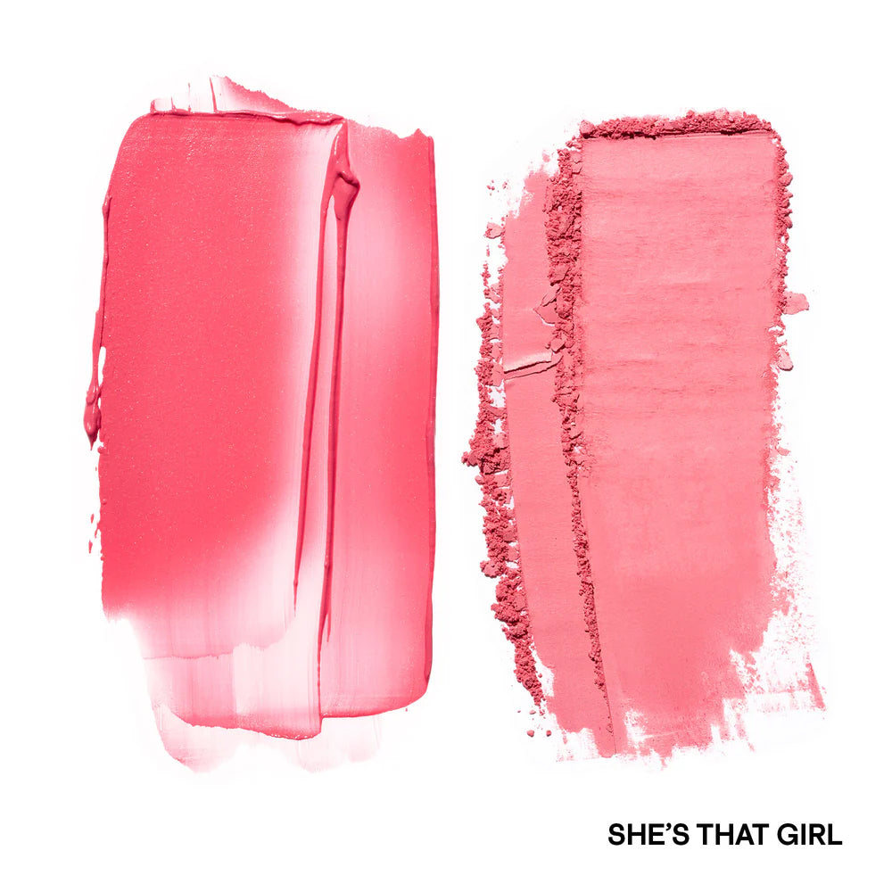Mini Major Headlines Double-Take Crème & Powder Blush Duo She's That Girl