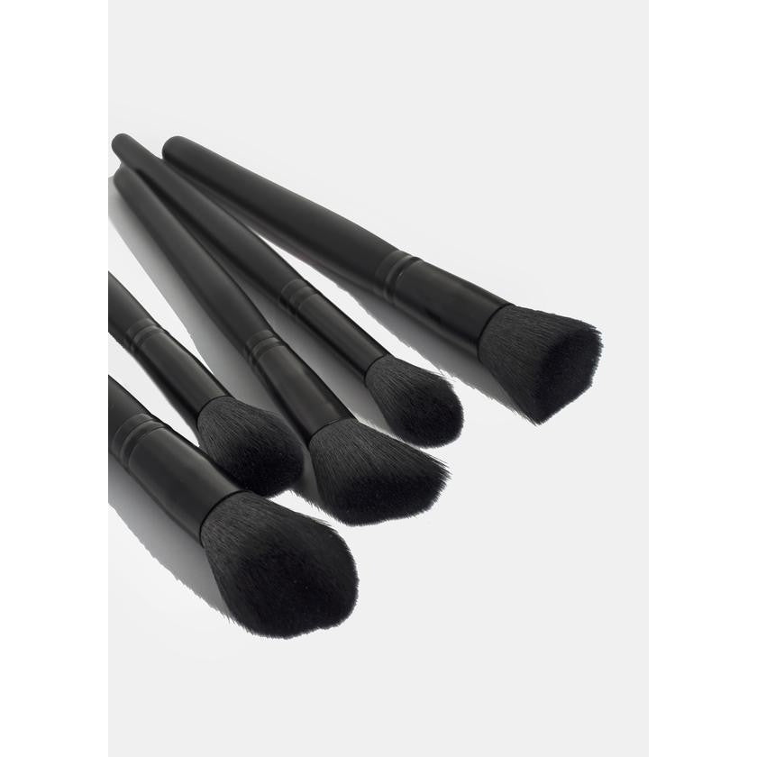 Plush Faux Mink Makeup Brush Set