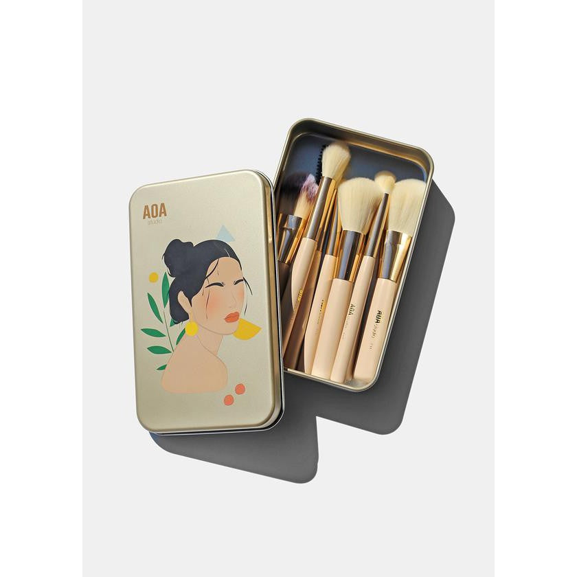 Petite Brush Set + Keepsake Tin