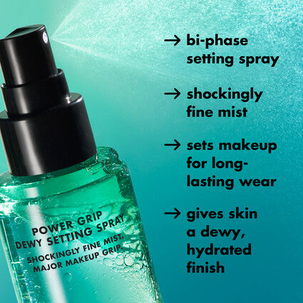 Power Grip Dewy Setting Spray - Authentic Hydrating Fine Mist