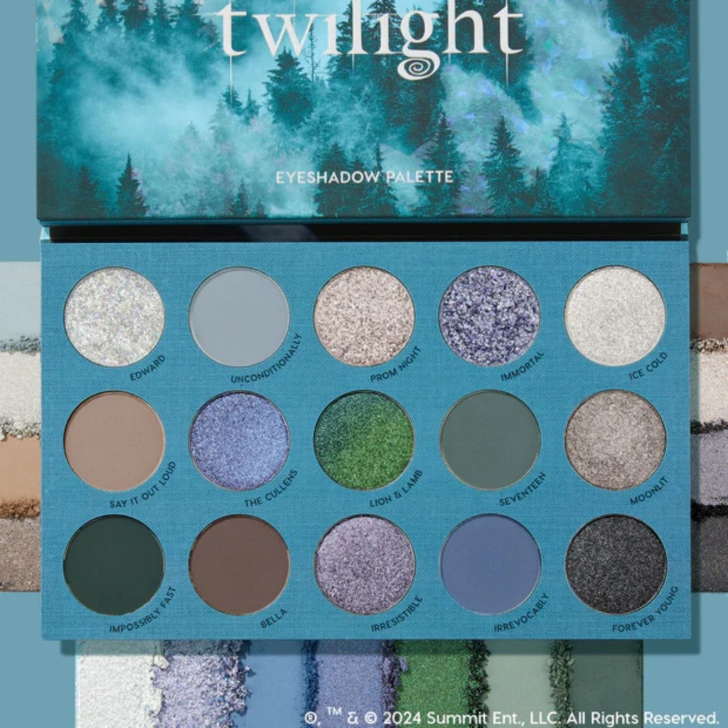 Eyeshadow Palette - Authentic Lilac Peach Mint Blue Pink Nude Brown Smokey Shadow