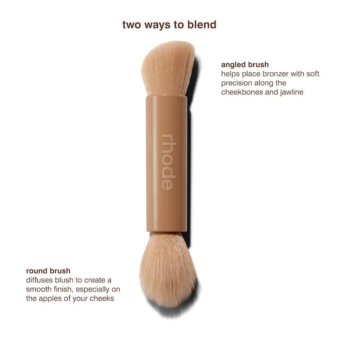 Pocket Brush Double-Ended Makeup Brush