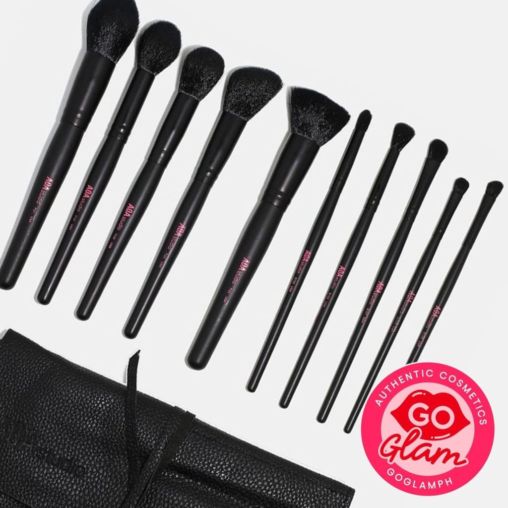 Plush Faux Mink Makeup Brush Set